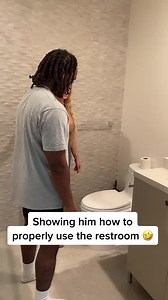8.7M views · 30K reactions | Show my Boyfriend how to use the bathroom correctly  | Charles & Alyssa Forever | Facebook