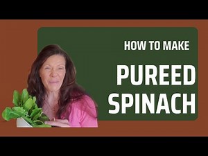 How to Make Spinach Puree for Adult Recipes
