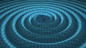 89K views · 1.5K reactions | Today LIGO and Virgo announced a second detection of gravitational waves. This animation of the detected event shows the waves emitted as the 8- and 14-solar-mass black holes mutually orbit and then merge. Time here is slowed down. LIGO observed the final second, when the wave frequency went from 35 Hz to 450 Hz. Credit: T. Pyle/LIGO | American Physical Society | Facebook