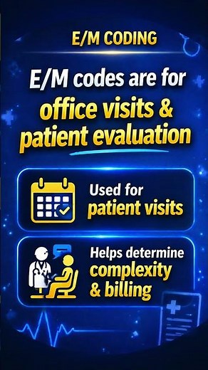 CPT vs E/M Codes Explained | Medical Coding for Beginners