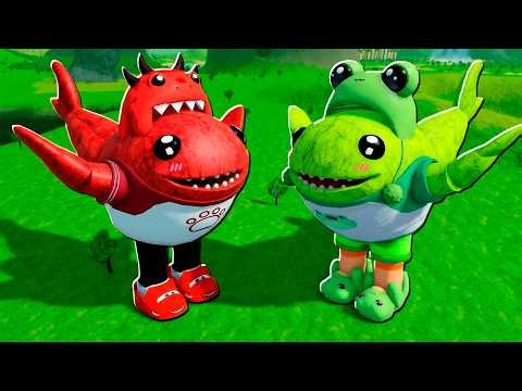 😱 Red Dino & Mikey Became a BLOOP How to Play as BLOOP in Roblox