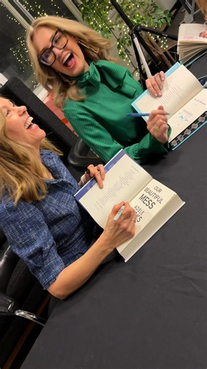 Jennifer Niven on Instagram: "Yesterday: we drove from Bath to the @bbc and afterward I made a little stop at @johansfordsalon because I’m hopeless at doing my own hair. And then last night it was @piccadillywaterstones with the incomparable @adele_parks !! After I was able to (somewhat) chill my fangirling, we discovered we are basically the same person, and are now friends for life. 👯‍♀️🫶🏻 The entire evening was fantastic. My grateful heart appreciates every beautiful reader, every conversa