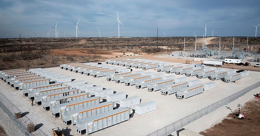 Azure Sky Wind   Storage Project in Texas