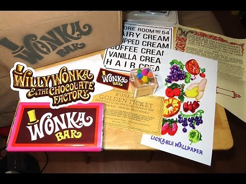 The BEST Willy Wonka and the Chocolate Factory PROP REPLICAS by CyberWonka! WONKA BAR, GOBSTOPPER!