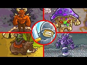 Kingdom Rush - All Bosses + Ending (Boss Fights) 1080P 60 FPS