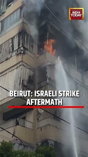 Beirut Attack: Aftermath of Airstrike on Apartment Building in Zokak Al-Blat, Central Beirut