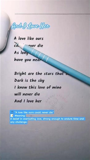 Easy English Karaoke | And I Love Her (2) – Sing & Learn English