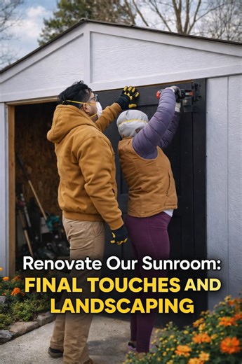 Shed transformation day 3: Final touches and landscaping