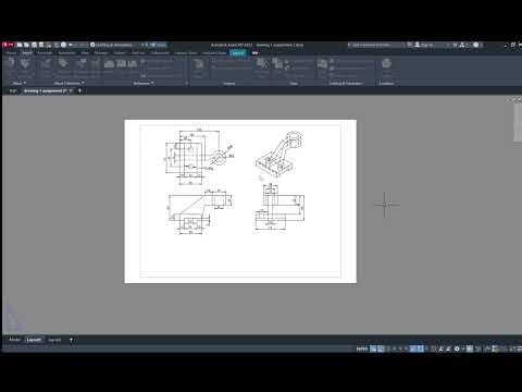 Tutorial for inserting a title block in AutoCAD