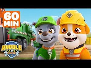 Rubble's Bark Yard Missions With the PAW Patrol! | 1 Hour | Rubble & Crew