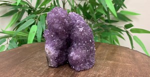 Watch Purple Amethyst Crystal Geode 1.2 Lb on Amazon Live