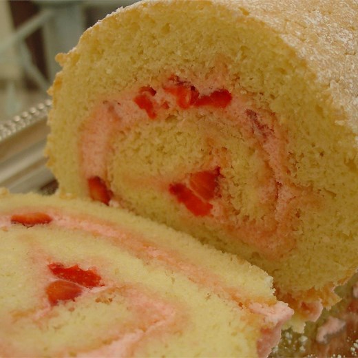 Strawberry Cream Roll