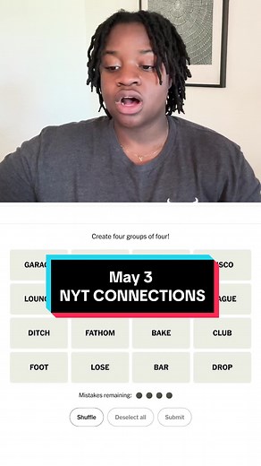 Connections: A Puzzle-solving Challenge