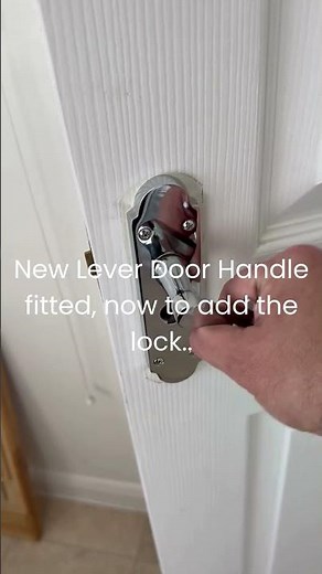 How to Change a Bathroom Door Lever Handle & Lock | The Local Handyman Maidenhead