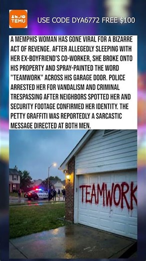 Woman's "Teamwork" Revenge Arrest
