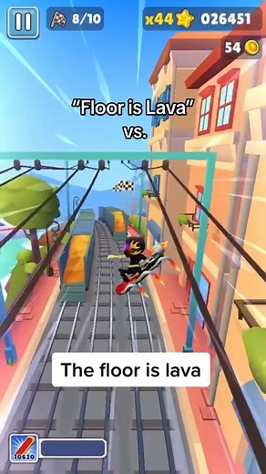 floor is lava is here for real now! find it in the events tab #subwaysurfers #floorislava | Subway Surfers