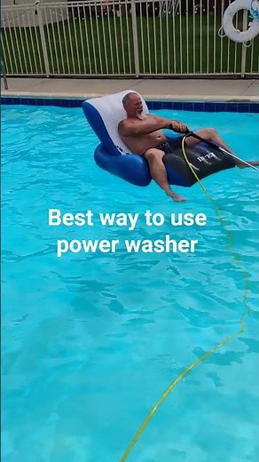 how to use power washer