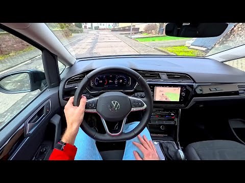 2023 VW Touran DSG [2.0 TDI - 150 HP] POV Test Drive 4K