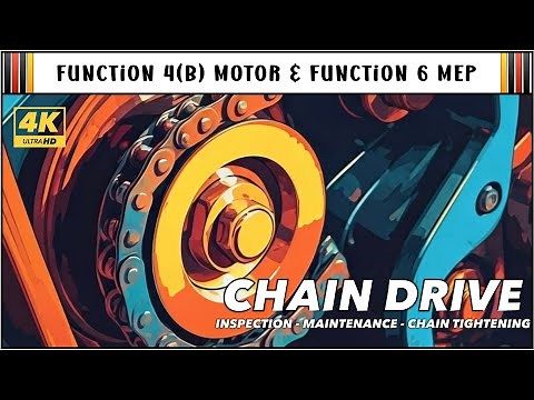 Main Engine Chain Tightening Procedure | Chain Drive Inspection | Chain Drive Clearance