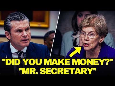 Elizabeth Warren GRILLS Pete Hegseth Over Insider Trading Allegations— “Who Made Money?”