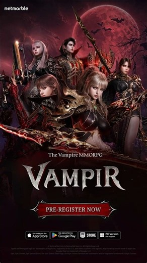 The vampir MMORPG official in PC iOS android