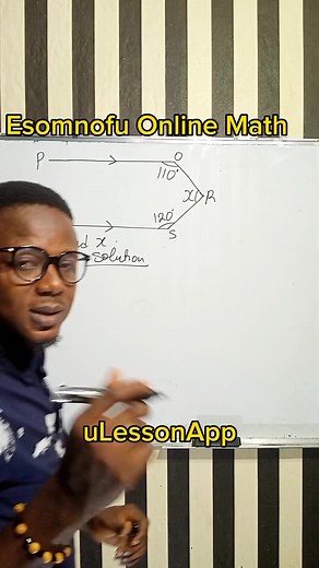 38K views · 763 reactions | Angles on Parallel line | Esomnofu Online MATH | Facebook