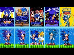 Evolution of Sonic Movie Mods - Sonic Games Collection