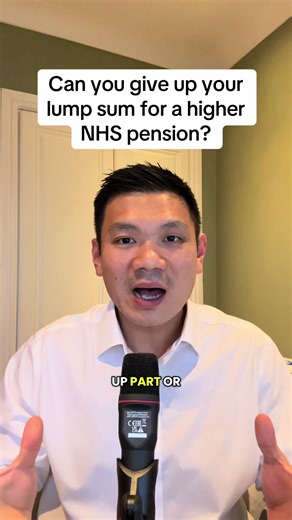 Can you give up your lump sum for a higher NHS pension? NHS pensions explained. Inverse commutation. Maximising monthly NHS pension payments.