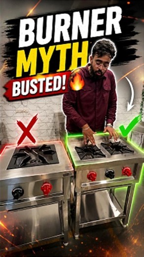 Bigger Burner ≠ Better Cooking! 🔥 | Kitchen Equipment Myth Busted #burner