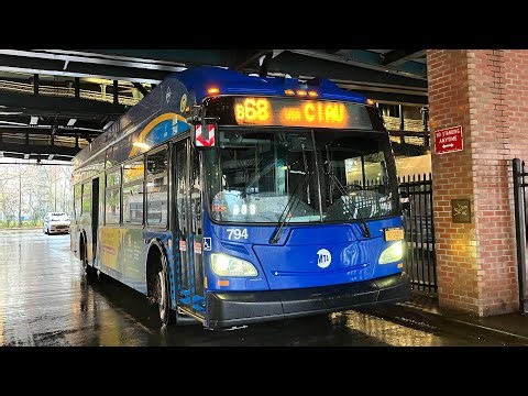 Full Ride 2017 XN40 #794 on B68 to Windsor Terrace Bartel Pritchard Sq via Coney Island Avenue