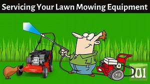 Servicing of your lawn mowing equipment