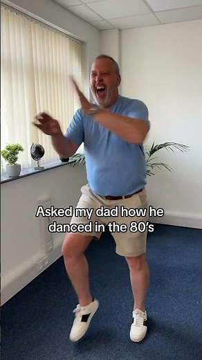 Asked my dad how he danced in the 80’s