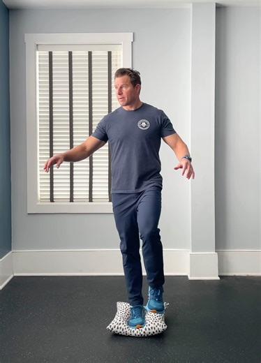 Single Leg Balance on a Pillow