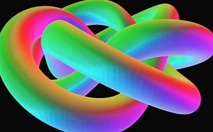 数学可视化——优美三维隐函数参数方程全彩绘制