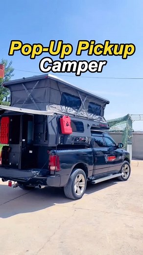 Pickup Camper Backpack-box on Instagram: "Pop-up Pickup Camper Made in China Backpack Box off-road RV Ford F-150 Toyota Tundra Innaturemanufacturer#RV # #crosscountryRV #Rvtour #RVathome #rvcamping #AdjustableroofRV #heavytruckRV #offroadrv https://innaturemanufacturer.com/products/travel-trailer-series/pop-up-tent-pickup-truck-camper/"
