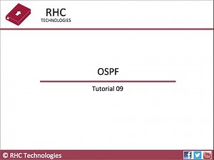OSPF - Tutorial 09