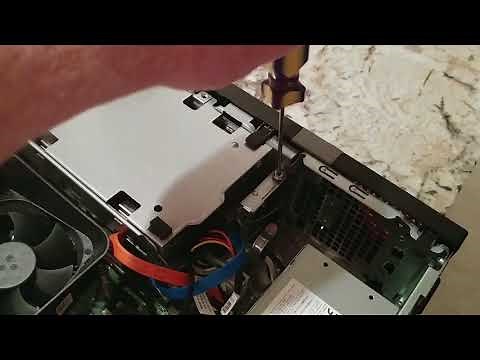 How to disassemble Dell Vostro Inspiron 3470 desktop to install RAM or Hard Drive, instructions