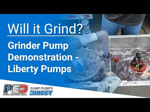 Will it Grind? Grinder Pump Demonstration with Liberty Pumps