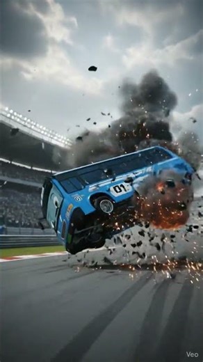 tayo the bus carashed at the race crossing #asmr #race #toys #fyp #shorts