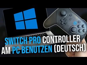 Using the Nintendo Switch Pro Controller on PC (2026) - German tutorial