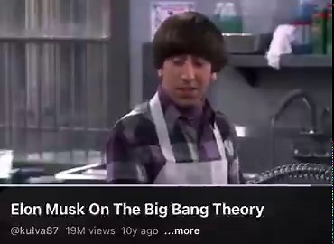 .@elonmusk was on Big Bang Theory? Is this real