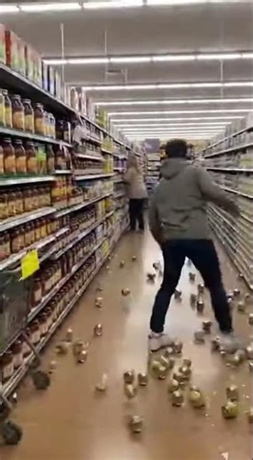 Cart Chaos in Grocery Store!