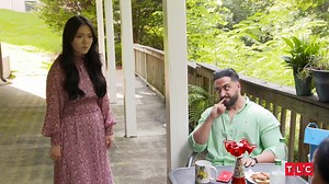 Emily and Shekeb (and Laila of course) have had quite the journey so far...😅 Reunite with them on a new season of #ILoveAMamasBoy premiering TOMORROW at 10/9! | TLC