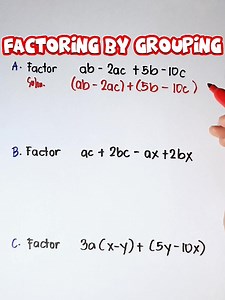 78K views · 3.6K reactions | Algebra Review || Factoring by Grouping‼️ #math #mathteachergon #mathreview #mathtutorials #algebrareview | Math Tutorials | Facebook