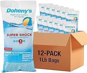 Doheny's Super Pool Shock 12 x 1 Lb Bags