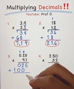 143K views · 1.4K reactions | Mastering Decimal Multiplication in Seconds! | Prof D | Facebook