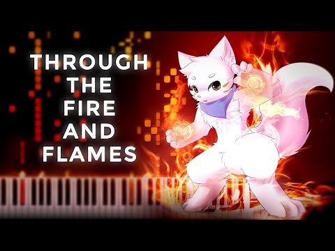 Through the Fire and Flames | DRAGONFORCE INSANE PIANO TUTORIAL
