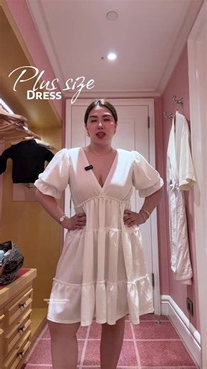 Plus size dress! ✨ #plussizedress #shortdress #tiktokshopstyleitgirl #outfitideas #styleitgirl #ontrend #dressoutfit