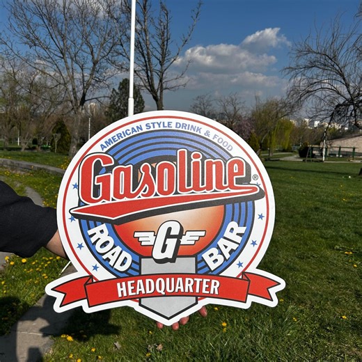 Custom 8mm PVC Sign, Extra Thick Rigid Plastic Logo, Contour Cut Business Signag