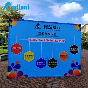 [Hot Item] Factory Outdoor Promotion Advertising Custom Logo Trade Show Backdrop Banner Stand Display Exhibition Booth Banner
